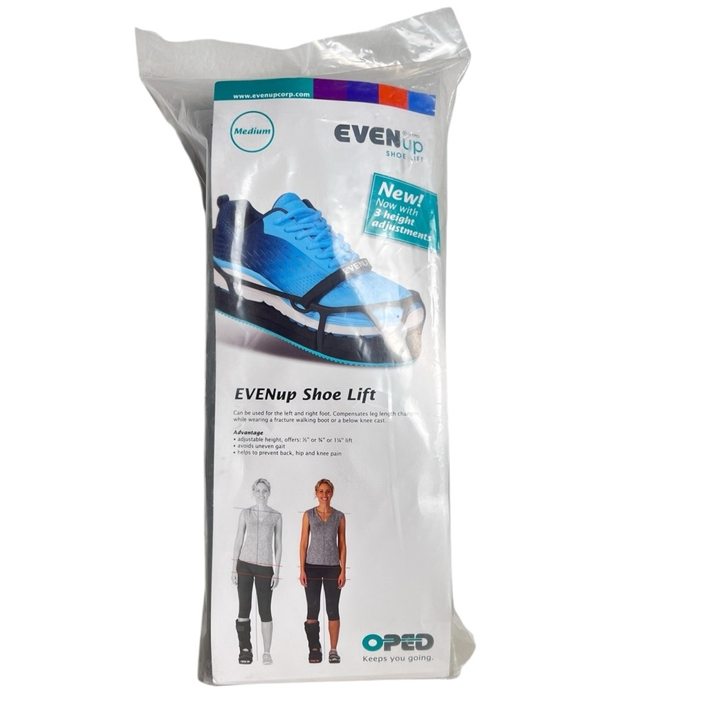 EvenUp Shoe Balancer Lift Medium for Walking Boot New